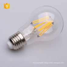 2017 High quality factory price A60 led filament bulb